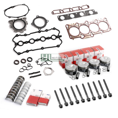 Engine Rebuild Overhaul Kit Pistons Seals for Audi A4 VW 2.0 TFSI BWA BPY EA113