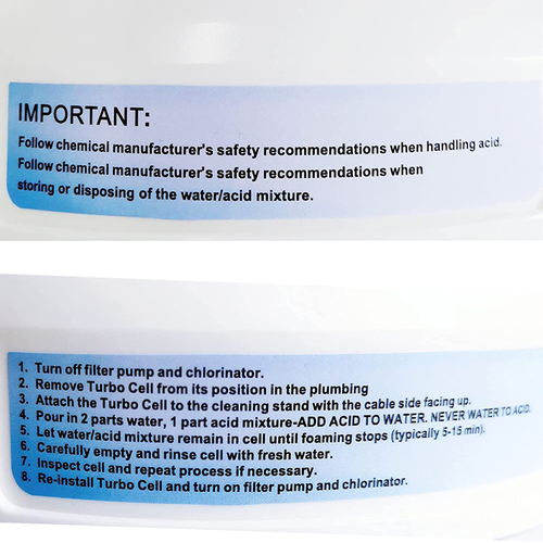 Pool Salt Cell Cleaning Stand Compatible With Hayward Turbo