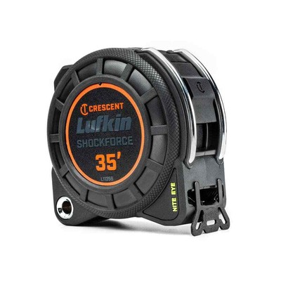 Lufkin 1-3/16''x35ft.Shockforce Nite Eye G1 Dual-Sided Tape Measure