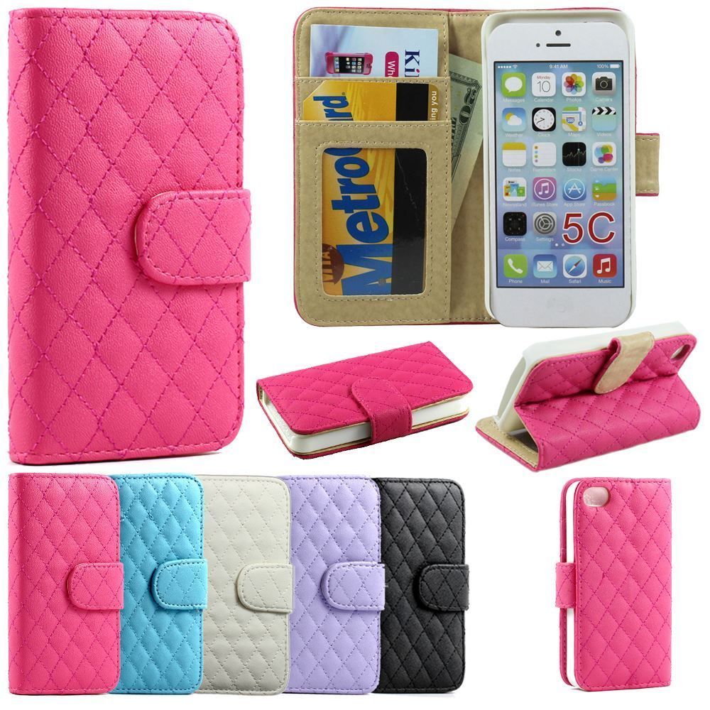 Funda de Cuero Sintético/Cubierta Para iPhone 5c