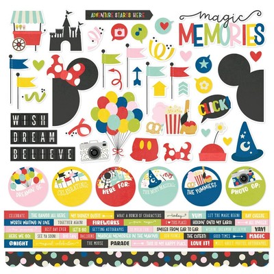 Say Cheese Magic Cardstock Stickers-12''x12''