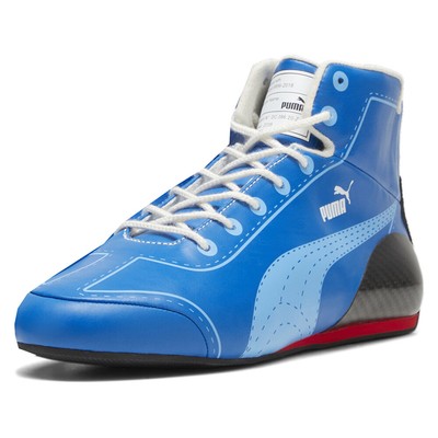 Pre-owned Puma Scuderia Ferrari Speedcat Pro Miami High Top Mens Blue Sneakers Casual Sho