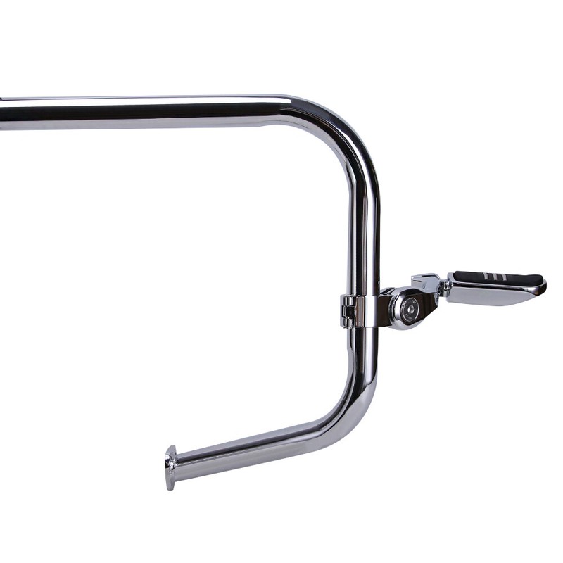 Motorcycle Highway Foot Pegs Pedal Footrest / Mount For Harley Softail Dyna