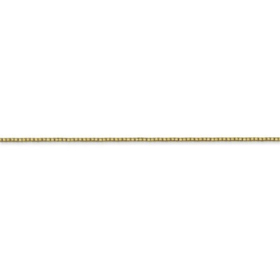 Pre-owned Skyjewelers Real 10kt Yellow Gold .90mm Box Chain; 22 Inch; Lobster Clasp