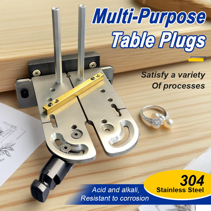 Woodworking Multi-Functional Table Clamp Jewellery Metalworking Table Stainless