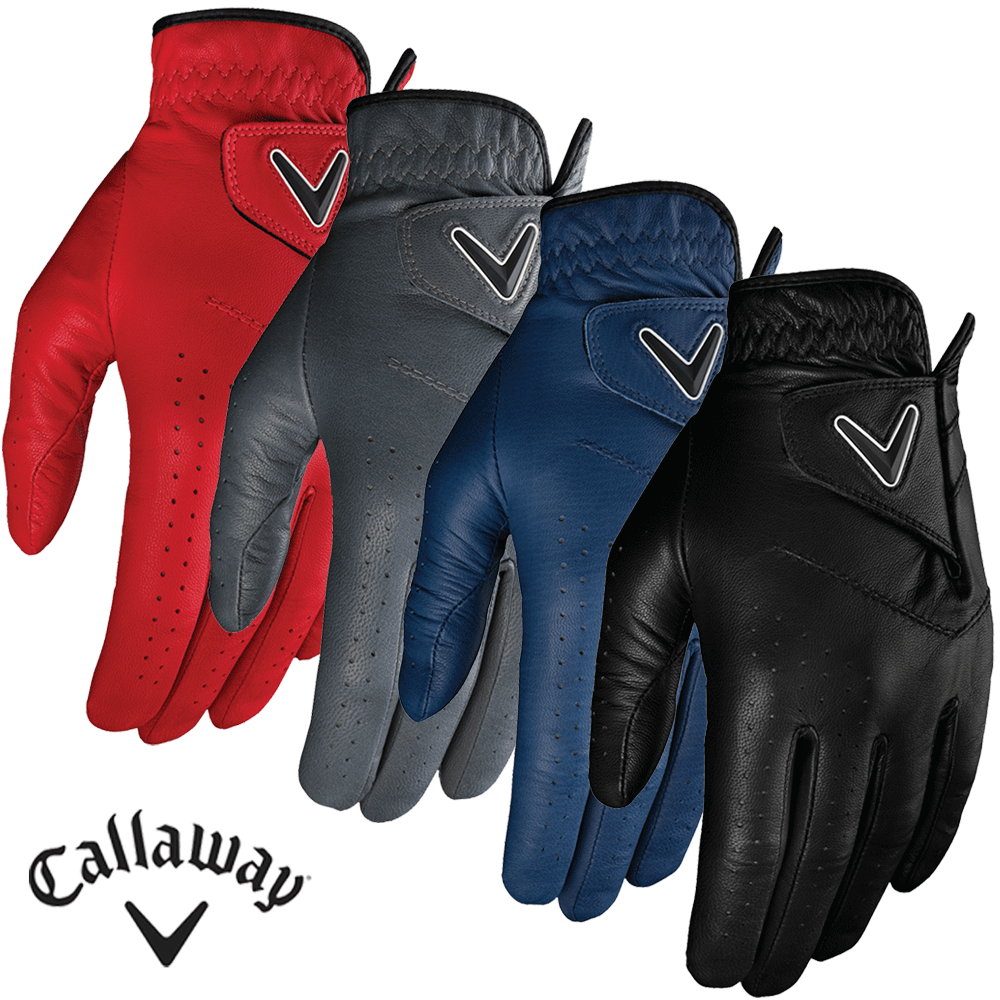 CALLAWAY OPTICOLOUR PREMIUM LEATHER MENS GOLF GLOVE / ALL COLOURS & SIZES eBay