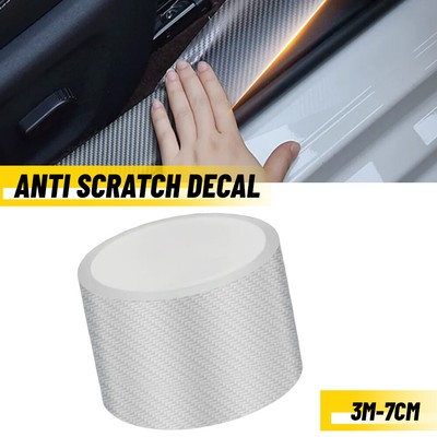 7cm Access Door Plate Sill Scuff Cover Anti Scratch Decal Sticker Protector EJ