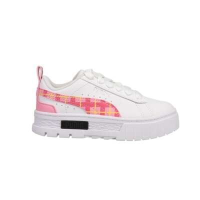 

Puma Mayze 90S Prep Logo Platform Молодежные белые кроссовки Повседневная обувь для девочек 38608, Белый, Puma Mayze 90S Prep Logo Platform Youth