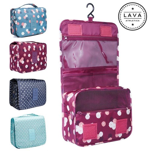 Large Hanging Travel Toiletry Bag, Portable Makeup Zip Organ