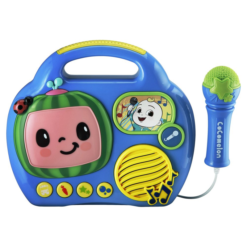 Ekids Cocomelon Singalong Boombox With Microphone Toy Kids Toddlers