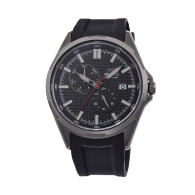 Orient Defender Day Date Sports Automatic Watch Black Dial AK0605B Made in Japan
