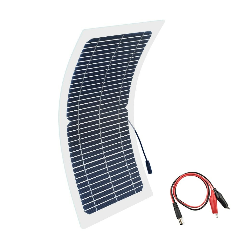 BOGUANG 18 V 10 w panneau solaire kit Transparent semi-flexible monocristallin