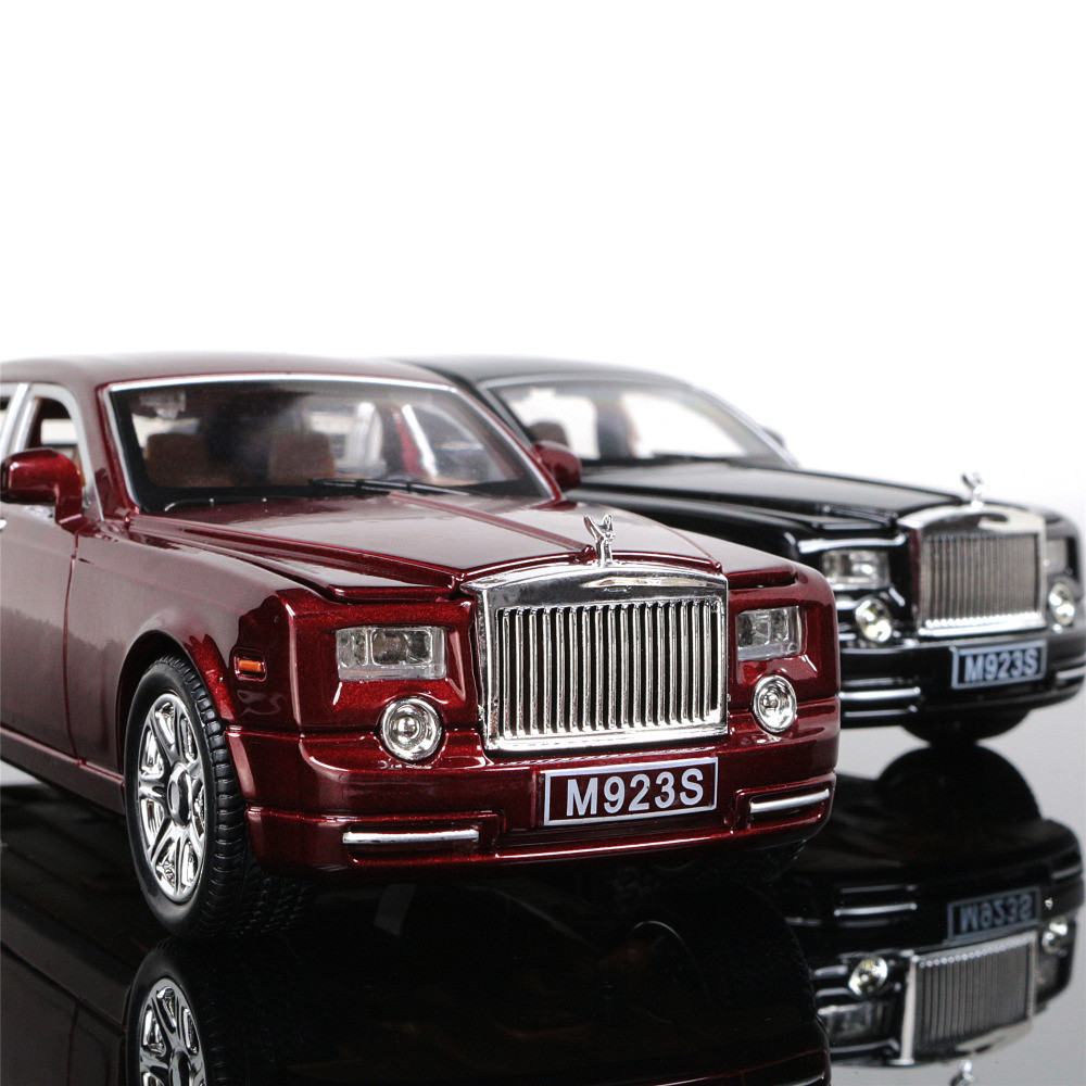 1:24 Rolls-Royce Phantom Metal Diecast Model Car Toy Sound&Light Red With Box 763230781193 | eBay