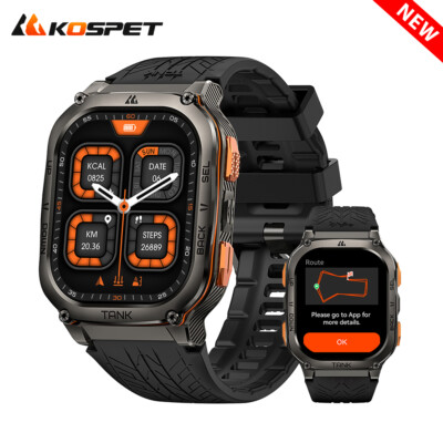 Original KOSPET TANK M3 Ultra GPS Smart Watch Men Smart Watches 480mAh Battery