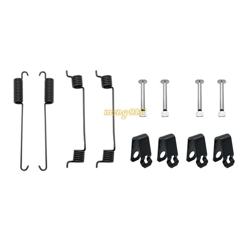 Rear Brake Shoes Pins Kit for Kawasaki Mule 500 520 550 600 610 SX KAF300 KAF400