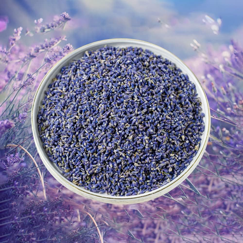 Culinary Dried Lavender Buds, 100% Raw Highland Grow Lavender Flowers, Ultra Blu