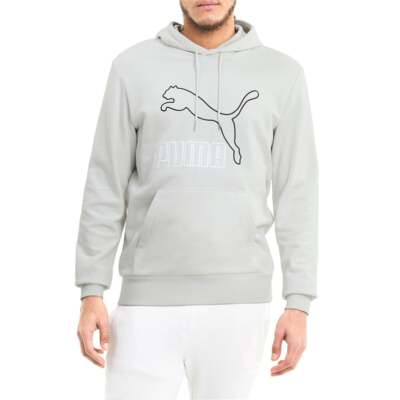 

Puma 597741-05 Classics Logo Мужская Повседневная Толстовка - Серый, Grey