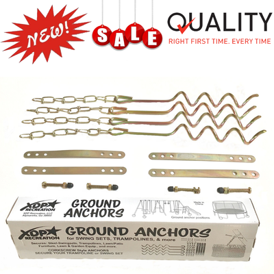Details About Swing Set Ground Anchors Safe And Strong Lock Down Heavy Duty Durable 1 Pack New