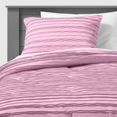 Комплект стеганых одеял из плотного трикотажа Волна Фиолетовый - Pillowfort