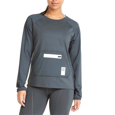 Puma First Mile X Crew Neck Long Sleeve Running Sweatshirt Womens Grey 521419-4