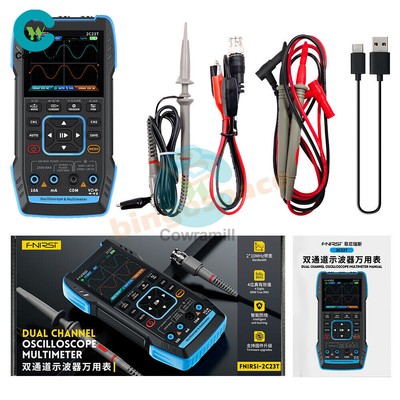 2C23T 2CH Handheld Digital Oscilloscope Multimeter + Function Signal Generator
