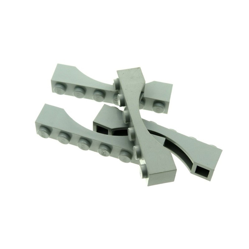 4x Lego Bogenstein 1x6x1 Alt-Hell Grau Rund Bogen BrÃ¼Cke Burg Tor 345502 3455