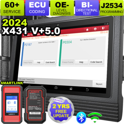 LAUNCH X431 V+5.0 PRO3S+ PRO SMARTLINK HD Truck Diagnostic Scan Tool All Systems