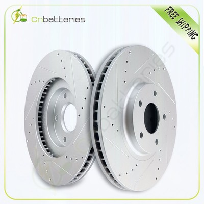 Front Brake Discs Rotors For Infiniti G35 G37 Nissan Murano 350Z MAXIMA ALTIMA