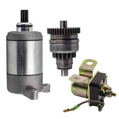 Starter Drive & Relay Solenoid for Polaris SPORTSMAN 500 HO EFI RSE 96-12 COMBO