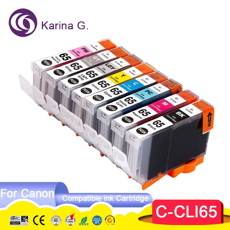 CLI65 CLI-65 CLI 65 Premium Color Compatible Inkjet Ink Cartridge For Pixma PRO
