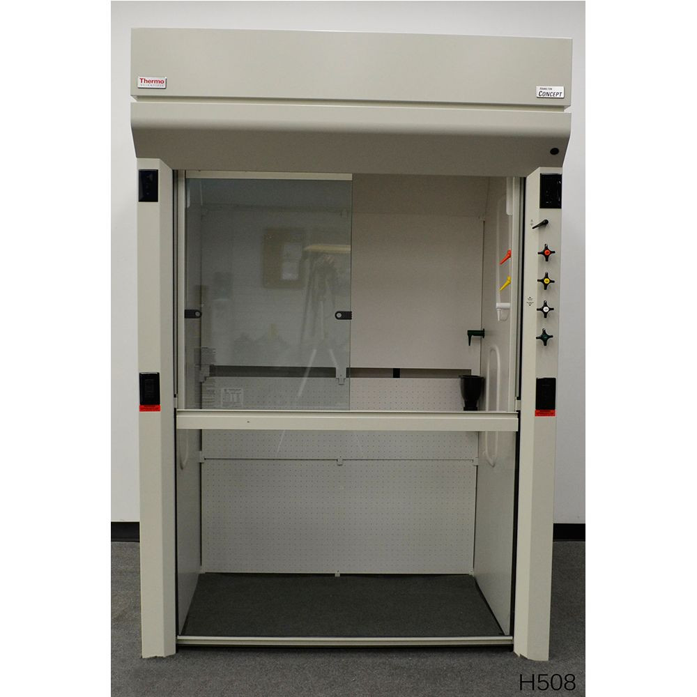 Thermo Science Chemical /Walk-In Floor / Fume Hood / Used / Fisher Hamilton / 5'