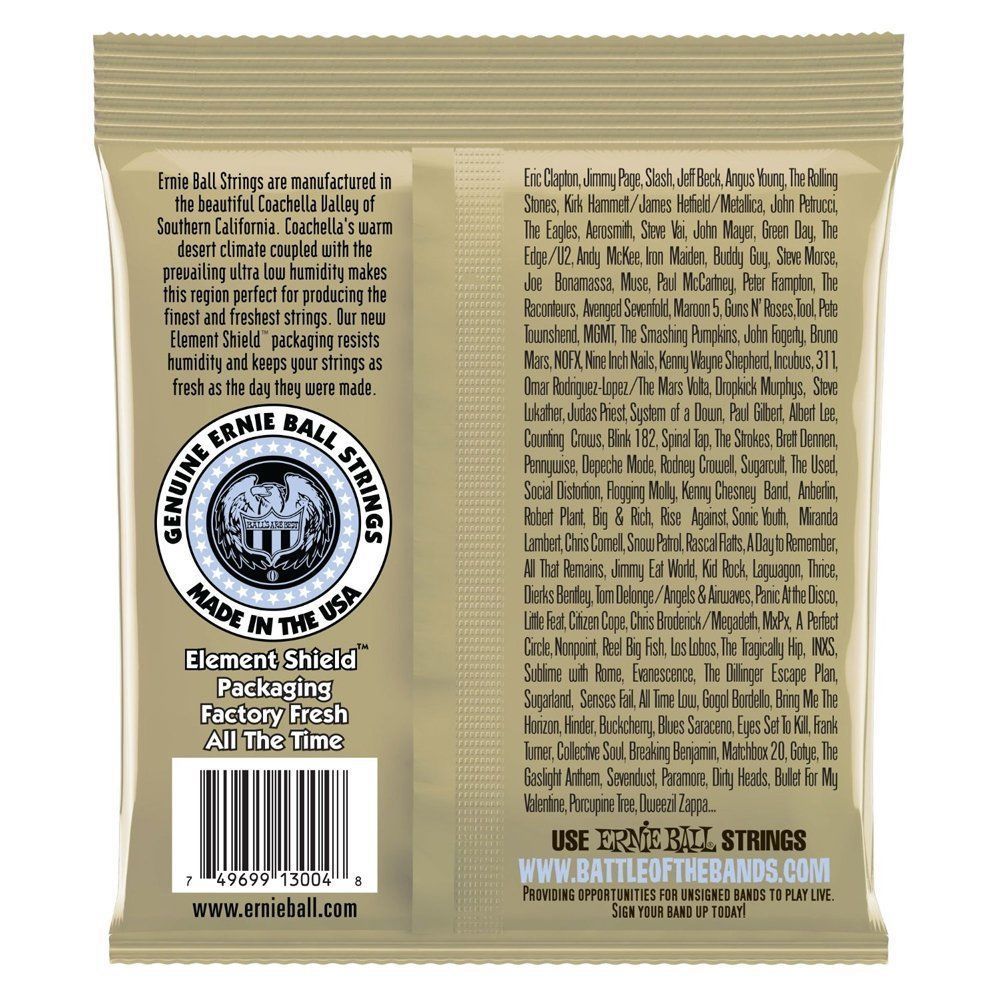3 SETS ERNIE BALL 2004 EARTHWOOD LIGHT ACOUSTIC GUITAR STRINGS 11-52 3004(3PACK)