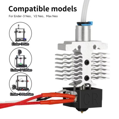 Extruder 0.4mm Nozzle Hotend Kit for Ender-3 Neo/V2 Neo/Max Neo 3D Printer Parts