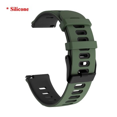 20 22mm Leather Watch Strap For Xiaomi Amazfit GTR 3 4 Pro GTS 2e Mini GTS3 Band