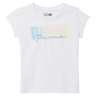 

Футболка Puma Flower Power Graphic с круглым вырезом и короткими рукавами для девочек, размер  8, Белый, Puma Flower Power Graphic Crew Neck Short Sleeve T-Shirt Youth