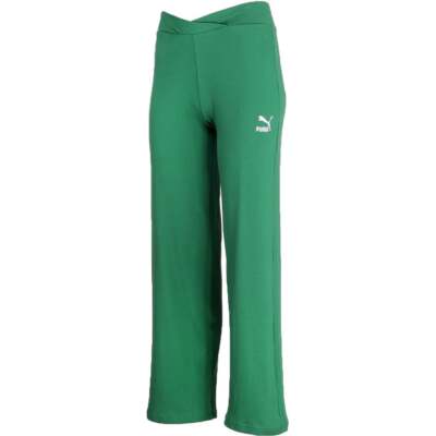 

Puma Classics Ext Straight Fit Pants Женские зеленые спортивные повседневные штаны 536281, Зеленый, Puma Classics Ext Straight Fit Pants