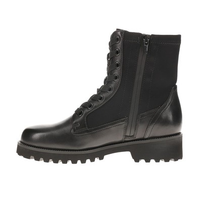 Pre-owned Vaneli Zorya Water Resistant Lace Up Booties Womens Black Casual Boots 313577-00