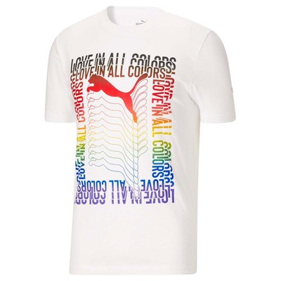

Футболка Puma Love Colors Box мужская размер  спортивная повседневная 849007-02, Белый, Puma Love Colors Box T-Shirt