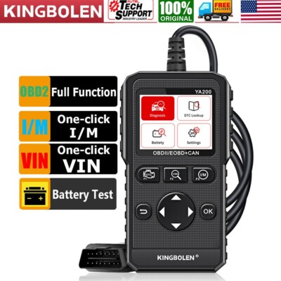 KINGBOLEN YA200 OBD2 Scanner Car Code Reader Check Engine Light Diagnostic Tool