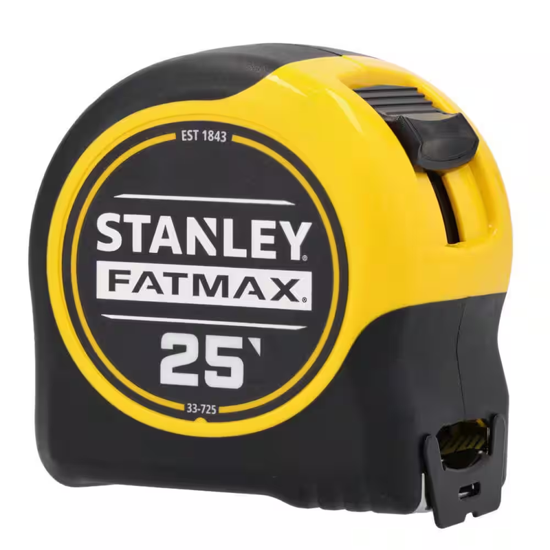 Stanley FATMAX Tape Measure 25 Ft Classic Heavy Duty 14 Ft Reach BladeArmor Lock