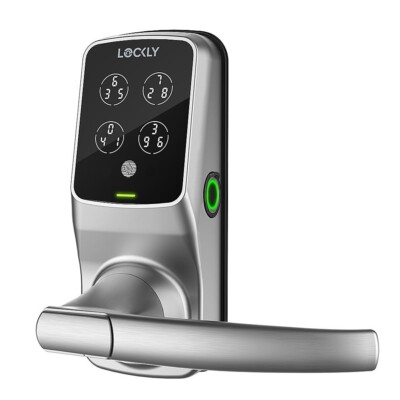 Lockly - Secure Plus Smart Lock Bluetooth Replacement Latch with Touchscreen