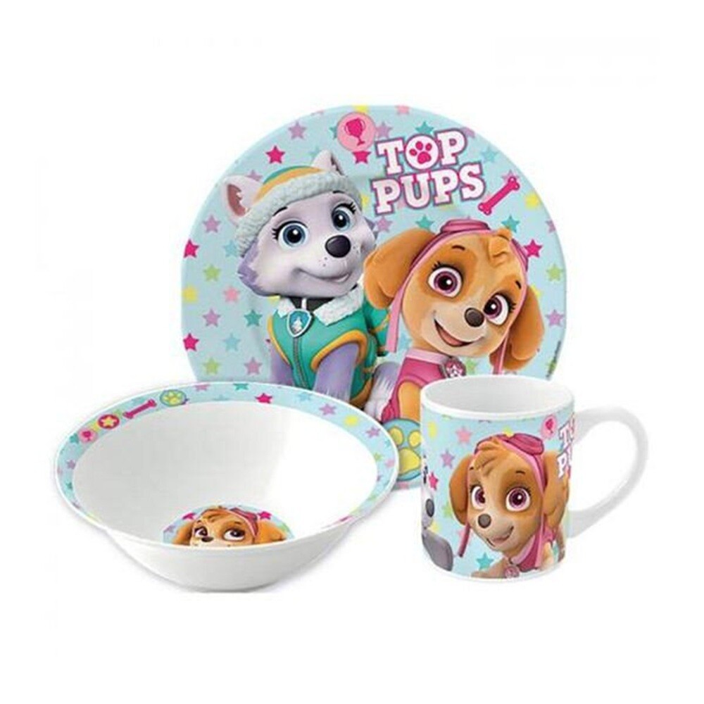 Paw Patrol Girl Stars Porzellan-Geschirrset