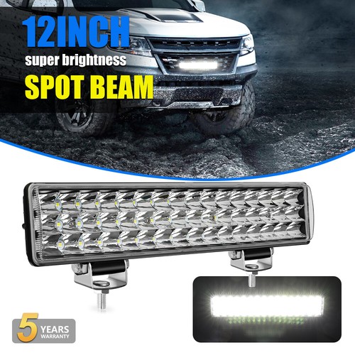 12" 24000LM Front Bumper LED Light Bar Combo