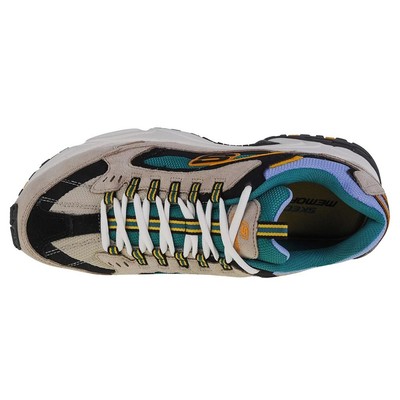 Pre-owned Skechers Shoes Universal Men  Stamina-cutback 51286wmlt Beige-orange-blue In Multicolor