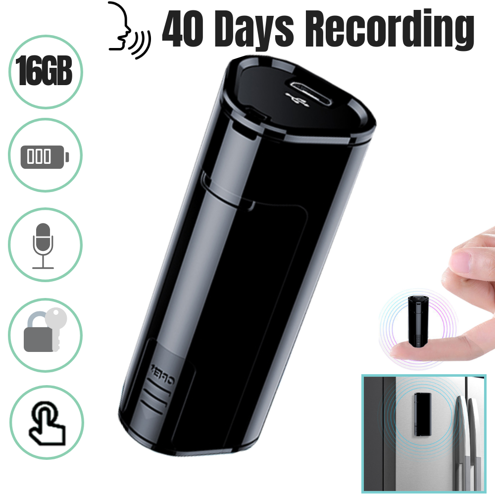 Hidden Digital Voice Activated Recorder Spy Audio Recording Device 16GB
