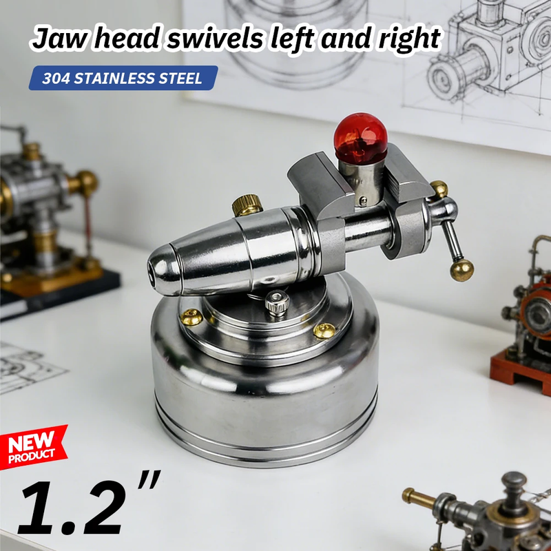 Precision Mini Bench Vise 304 Stainless Steel Small Tabletop Vise for Desktop Wo