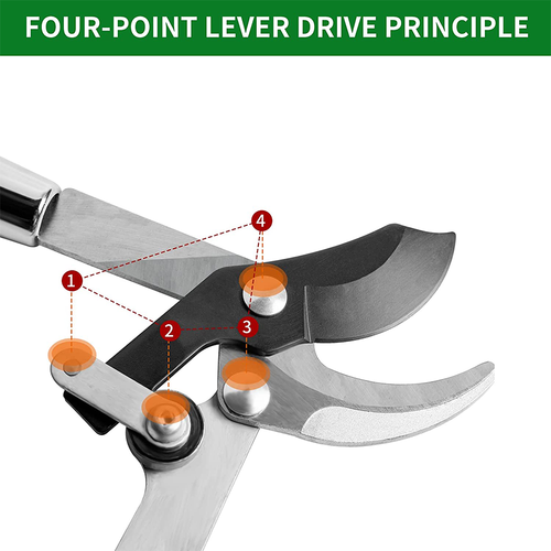 Berry&Bird Garden Pruning Shears Manual Hedge Clippers Loppers and Pruners 30''