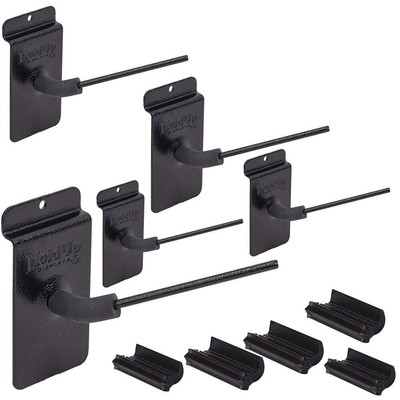 Hold Up Displays - in Barrel Wall Mount Holder - 30 Degrees Right - 3'' Slatwa...