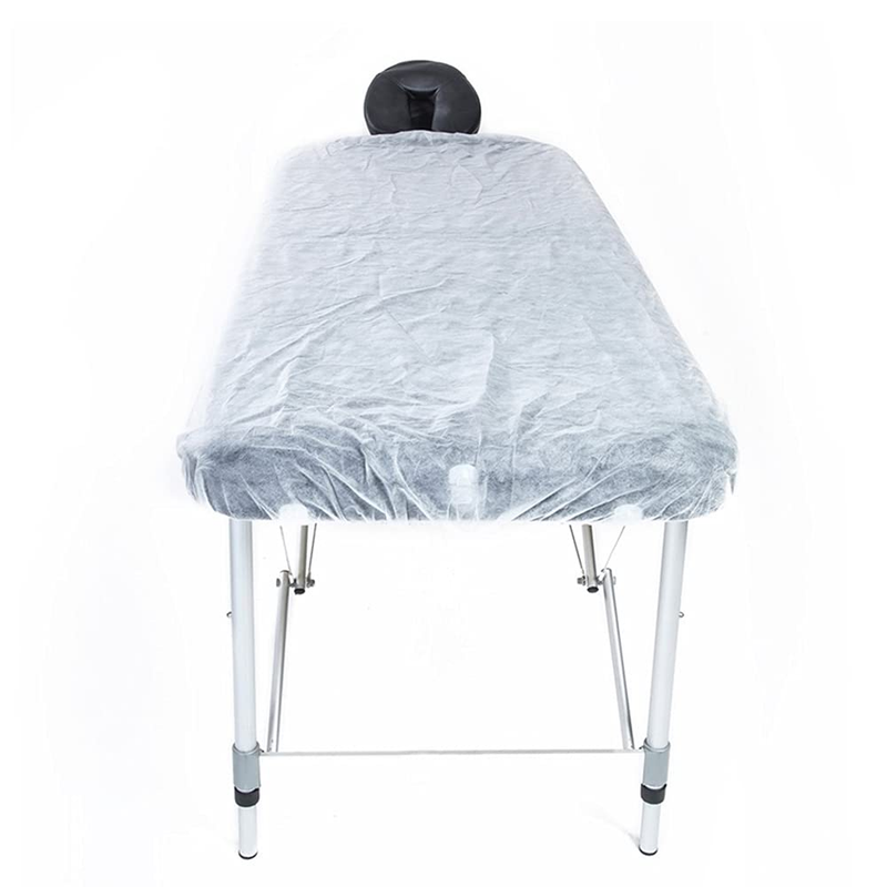 Disposable Fitted Bed Sheets For Spa White 10p...