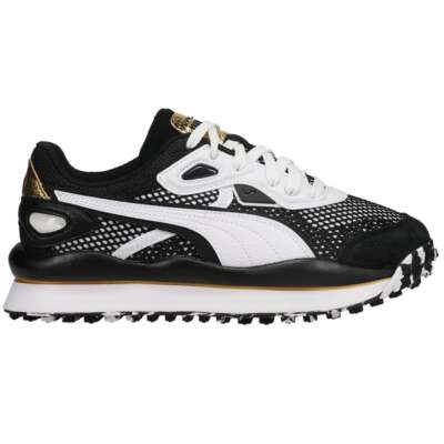 

Puma Street Rider Moirer Женские кроссовки на шнуровке Размер 5.5 M Повседневная обувь 368836, Black;white, Puma Street Rider Moirer Lace Up